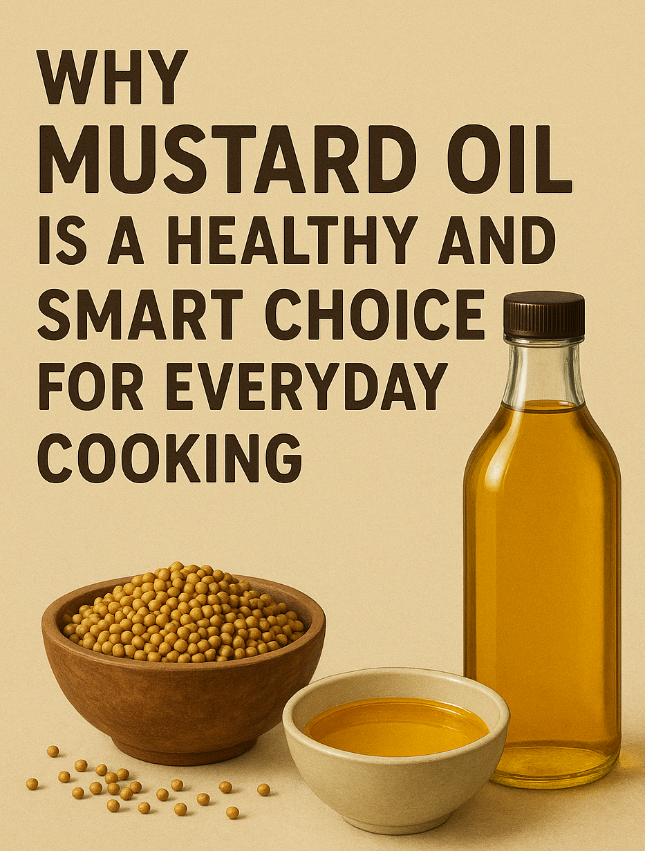 Why Mustard Oil is a Healthy and Smart Choice for Everyday Cooking